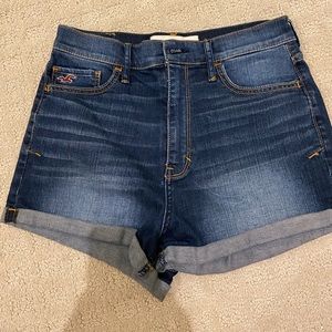 High Rise Jean Shorts
